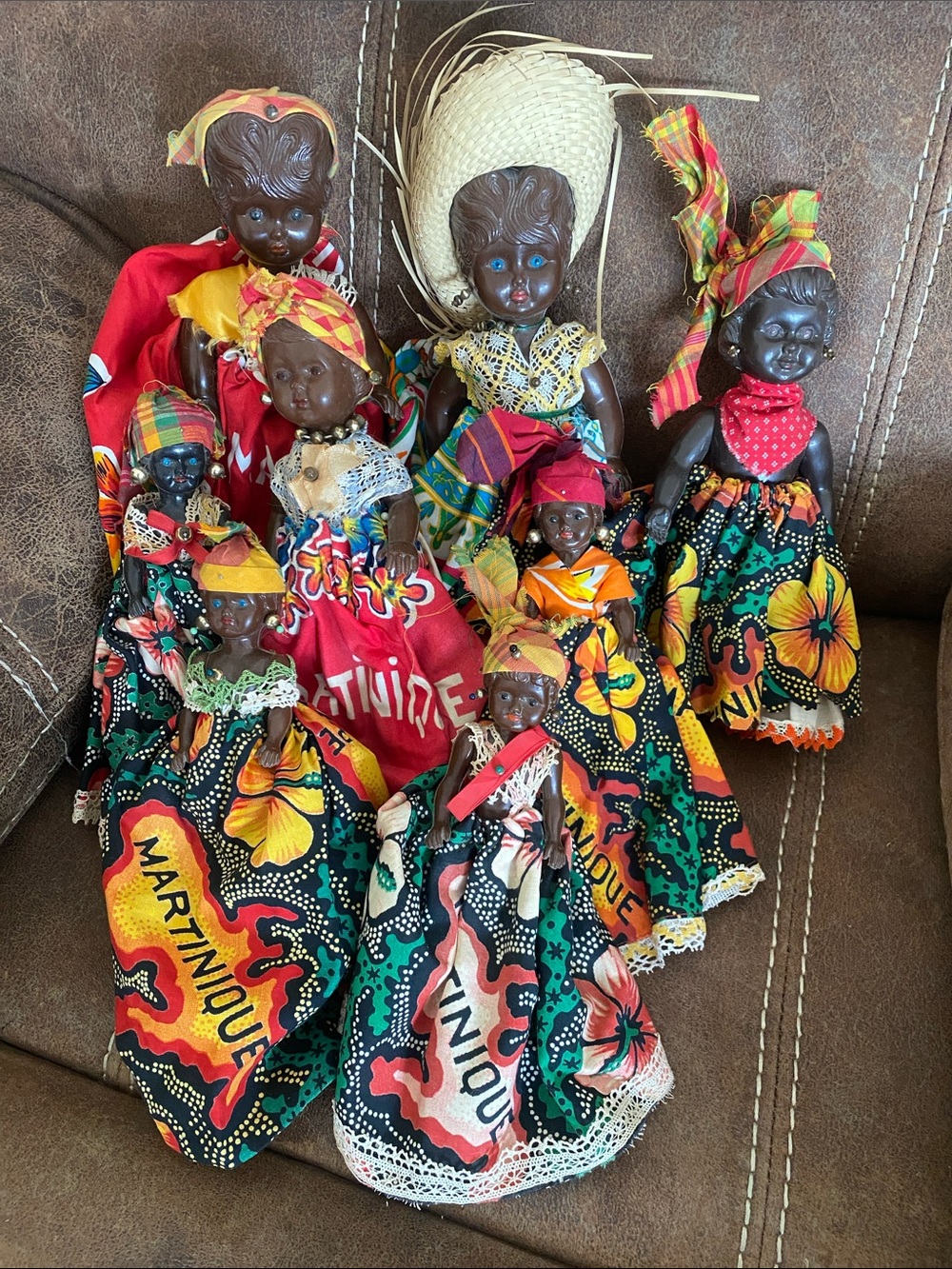 Martinique Souvenir Dolls - Lot of 9
Vintage